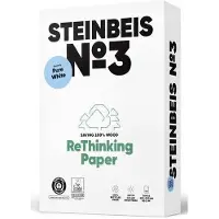 Steinbeis Pure No.3 A4 Kopieerpapier 100% Recycled 80 g/m² Glad Wit 110 CIE 500 Vellen