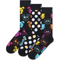 Happy socks Sokken 'Classic Dog' navy / geel / pink / wit