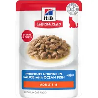 Hill's Pet Nutrition Science Plan - Feline Adult - Zeevis - Maaltijdzakje