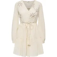 ONLY Blousejurk 'ONLEnore' mokka / wolwit