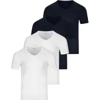 Ragman Heren onder t-shirts 4 pack Basic