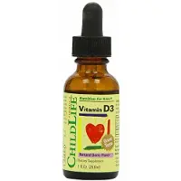 ChildLife Essentials, Vitamine D3, Natuurlijke Berries, 1 fl oz (30 ml)