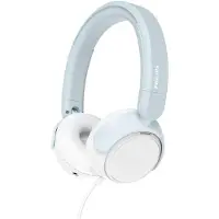 Philips TAK2000BL/00 - Kinderkoptelefoon - 85 dB Veilig Luisteren - Audio Share - Ingebouwde Microfoon - Opvouwbaar - USB-C Adapter Inclusief - Licht Blauw / Wit