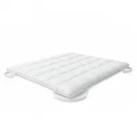 11.11 SRLS topper 120x200 cm met 500 g vulling | Gewatteerde matrasbeschermer 120x200 cm
