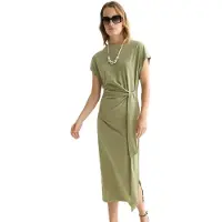 Scotch & Soda Midi-jurk van puur katoen