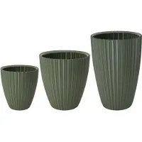 Garden ID Fancy Groene Polyethyleen Tuinplantpot 40 x 42 cm