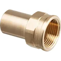 Viega Technologie voor pijpaansluitingen, Sanpress indstik 11/4"-35 mmaf rødgodsnipple/sleeve (Persaansluiting)