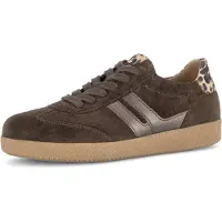 Gabor Sneakers laag chocoladebruin / cappuccino / zwart