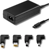 Qoltec 51761 Stroomadapter ontworpen voor Lenovo | 65W | 4 stekkers | + stroomkabel
