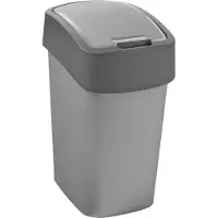 Curver Flip Bin 10 Liter Grijs