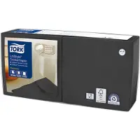 Tork Serviet Tork Linstyle 24x24 cm Sorteren,14 pk x 100 stk/krt