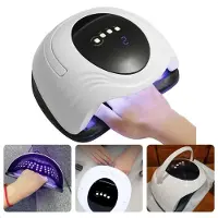 Cheqo Professionele UV LED Nagellamp 120W - Met Timer en Automatische Sensor - Geschikt voor Handen en Voeten - Nagel UV Lamp - Gellak lamp - Nagellamp