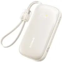 Baseus Powerbank 10000mAh 22,5W met kabelkoord EnerFill FC21 Qpow 3 Ultra - beige