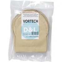 123schoon Vortech papieren stofzuigerzakken 10 zakken (huismerk)