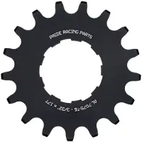 Pride Racing spiraal Al V2 zwart tandwiel || Maat: 14