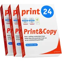 Print24 NIEUW: Printerpapier Kopieerpapier 1500 Vel 3 x 500 A4 Premium Extra Wit CIE 160 Testwinnaar PEFC-gecertificeerd