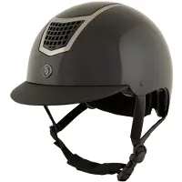 Br rijhelm Lambda Glossy-Zwart-56-58