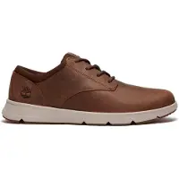Timberland Heren Parker Street Leren Sneakers bruin (43.5), Leer, Plat, Veters, Casual TB0A6C8EW011