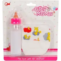 Toys Amsterdam Speelset Baby Maymay Meisjes Wit/roze 2-delig