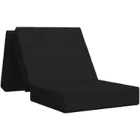 vidaXL Vouwbare Sofa Bed 90 x 67 x 45 cm Zwart