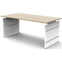 Kerkmann Büromöbelfabrik Form 4 Bureau Rechthoekig Ahorn Wang 1.800 (B) x 800 (D) x 760 (H) mm