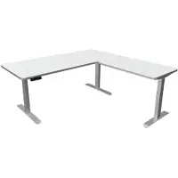Kerkmann Zit sta hoekbureau Move-3 premium wit 180x180cm