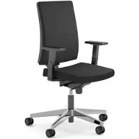 Nowy Styl Navigo Bureaustoel Synchroonmechanisme Stof In hoogte verstelbare armleuning In hoogte verstelbare zitting Zilver, zwart 110 kg 650 x 980 mm
