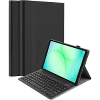 Just in Case tablet Hoes met Toetsenbord geschikt voor Samsung Galaxy Tab A11 Plus - QWERTY Bluetooth Keyboard Case - Zwart