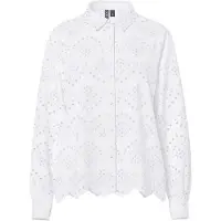 Pieces Blouse 'PCVILDE' wit