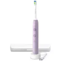 Philips Sonicare 4100 HX4043/49 Sonische Tandenborstel - Lila - Reisetui - Druksensor