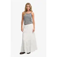 Superdry Tiered Maxi Lange Rok