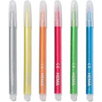 HEMA Glitterstiften - 6 Stuks