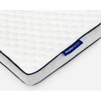 Soulsnooze Topdekmatras – Omkeerbaar Traagschuim & Hybrid Foam – 90 x 200 x 6 cm – Wit/Zwart