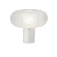 Kartell Tafellampe , Teresa Frozen, dimbare, Wit, Woonkamer, Kunststof, Designer