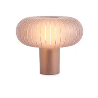 Kartell Tafellampe , Teresa Frozen, dimbare, Roze / Rosé, Woonkamer, Kunststof, Designer