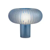 Kartell Tafellampe , Teresa Frozen, dimbare, Blauw, Woonkamer, Kunststof, Designer