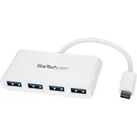 StarTech.com USB-C hub Startech - 4 poorten USB 3.0 - USB-C naar 4x USB-A - Bus-gevoed - Wit