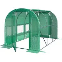 TOOLPORT Tunnelkas 2x3 m, PE-folie, groen