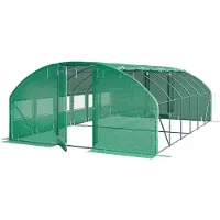 TOOLPORT Tunnelkas 4x6 m, PE-folie, groen
