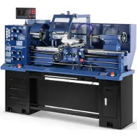 HBM metaaldraaibank 360 x 1000 DRO 230 Volt
