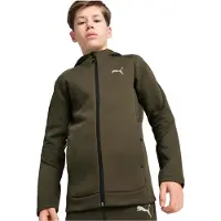Puma Evostripe kinder sweatvest donkergroen maat 170/176