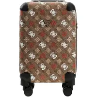 GUESS trolley Eliette Logo 18 in 8-Wheeler Latte Logo / Ginger Lichtbruin 54cm