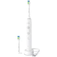 Philips Sonicare 4100 Series – Elektrische Tandenborstel – Wit – Wittere tanden – Met 2 opzetborstels – HX4042/41
