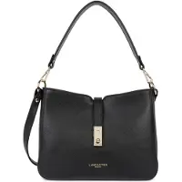 LANCASTER PARIS Schoudertas 'Lancaster Sac besace Zippé L Milano Horizon Noir' zwart