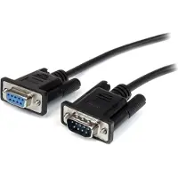StarTech.com Zwarte straight-through DB9 RS232 seriële kabel