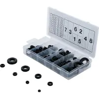 Bgs Assortiment doorvoertulen rubber metrisch, 180 delig