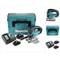 Makita DJV 180 RYJ accudecoupeerzaag 18V + 2x accu 1,5Ah + lader + Makpac