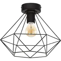 Eglo Tarbes Plafondlamp - E27 - Ø 32,5 cm - Zwart
