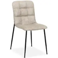 MX Sofa Eetkamerstoel Ancona - Microstof - Zand - MxSofa