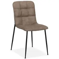 MX Sofa Eetkamerstoel Ancona - Microstof - Taupe - MxSofa